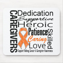 Kidney Cancer Caregivers Collage v1 Mousepad