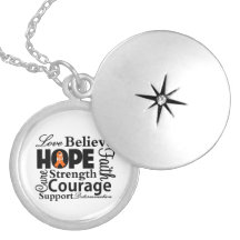 Kidney Cancer Collage of Hope Pendant