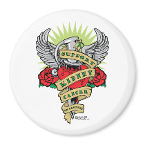 Kidney Cancer Dagger Magnets