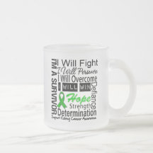 Kidney Cancer Fight Persevere Overcome Win Coffee Mug
