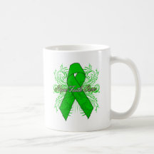Kidney Cancer Flourish Hope Faith Cure 2 Coffee Mug