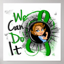 Kidney Cancer G Rosie Cartoon WCDI.png Print