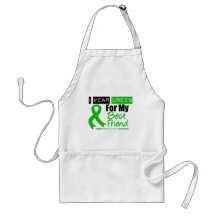 Kidney Cancer Green Ribbon For My Best Friend Apron