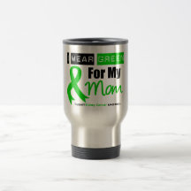 Kidney Cancer Green Ribbon For My Mom Mug
