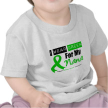 Kidney Cancer Green Ribbon For My Nana Shirts
