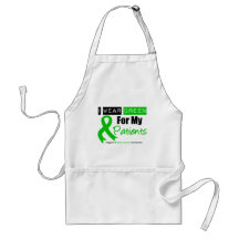 Kidney Cancer Green Ribbon For My Patients Apron