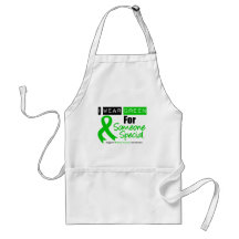 Kidney Cancer Green Ribbon For Someone Special Apron