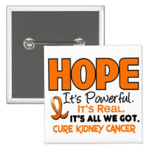 Kidney Cancer HOPE 1 Pin
