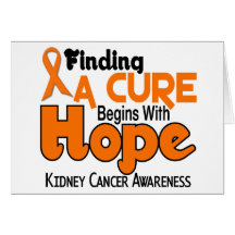 Kidney Cancer HOPE 5 Greeting Card