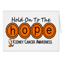 Kidney Cancer HOPE 6 Greeting Card