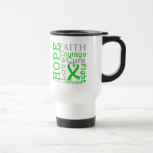 Kidney Cancer Hope Faith Motto 2 Coffee Mugs