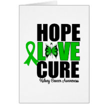 Kidney Cancer Hope Love Cure Cards