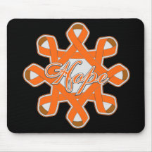 Kidney Cancer Hope Unity Ribbons 2 Mousepad