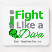 Kidney Cancer I Fight Like a Diva Mouse Pads