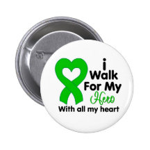 Kidney Cancer I Walk For My Hero Pins