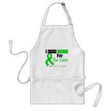 Kidney Cancer I Wear Green For The Cure Aprons