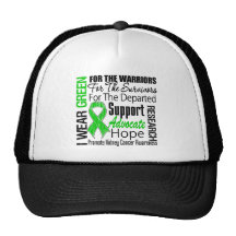 Kidney Cancer I Wear Green Ribbon TRIBUTE Hats