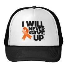 Kidney Cancer I Will Never Give Up Trucker Hat
