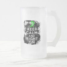 Kidney Cancer Keep Calm and Fight On 2 Mugs
