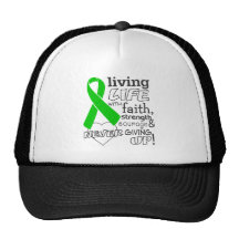 Kidney Cancer Living Life With Faith v2 Trucker Hat