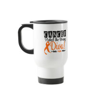 Kidney Cancer Picked The Wrong Diva v3 Coffee Mugs
