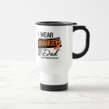 Kidney Cancer Ribbon Dad Mugs