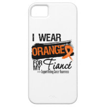 Kidney Cancer Ribbon Fiance iPhone 5 Cover