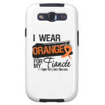 Kidney Cancer Ribbon Fiancee Samsung Galaxy S3 Case