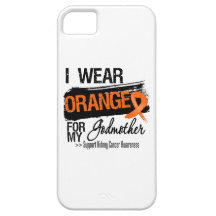 Kidney Cancer Ribbon Godmother iPhone 5 Cover