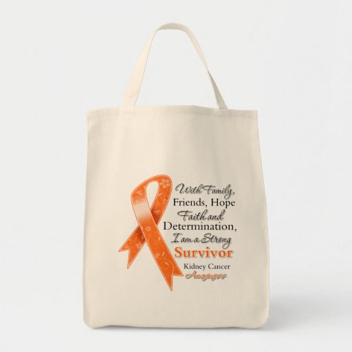 Kidney Cancer Support Strong Survivor 2 Tote Bag