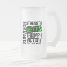 Kidney Cancer Survivor Defy It v2 Coffee Mugs