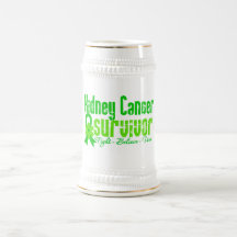 Kidney Cancer Survivor Flower Ribbon Coffee Mug