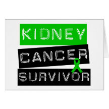 Kidney Cancer Survivor (Green Ribbon) Greeting Cards