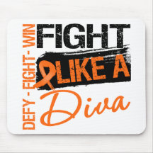 Kidney Cancer v2 - Fight Like a Diva Mousepads