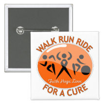 Kidney Cancer Walk Run Ride For A Cure v2 Button