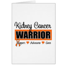Kidney Cancer Warrior Greeting Card