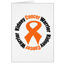 Kidney Cancer Warrior Ribbon Cards