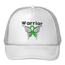 Kidney Cancer Warrior Tribal Butterfly Mesh Hat