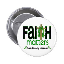 Kidney Disease Faith Matters Cross 1 Pin