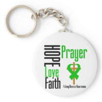 Kidney Disease Hope Love Faith Prayer Cross Key Chains