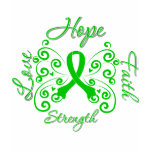 Kidney Disease Hope Motto Butterfly t-shirts