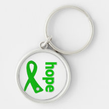 Kidney Disease Hope Ribbon Key Chains