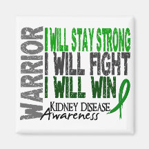 Kidney Disease Warrior Magnets