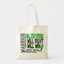 Kidney Disease Warrior Tote Bags