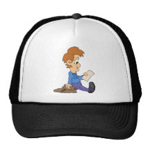 Kids at school mesh hats