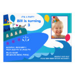 Kids Birthday Invitation 027: Cruise Ship