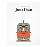 Kids Birthday Invitation - Train
