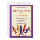 Kids Birthday Party Crayon Design Invitation
