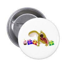 Kids Birthday themes: 041 Squirrel Pinback Buttons