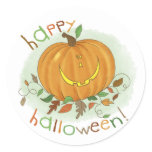 Kids Cartoon Pumpkin Sticker